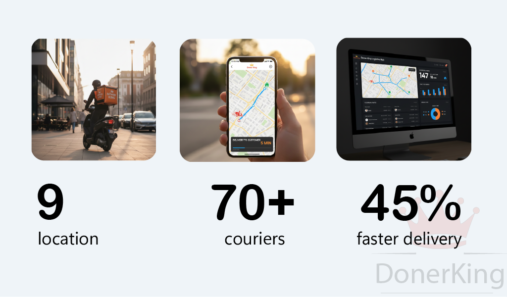 DonerKing delivery time improvement case
