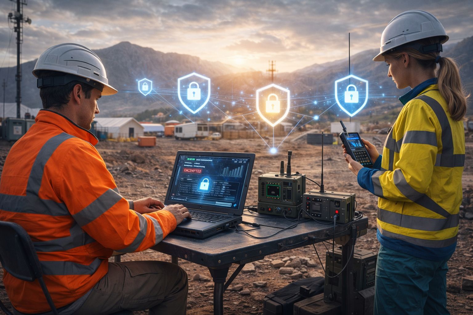 Secure Communications for High-Risk Field Environments
